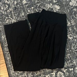 NWOT Aerie Black High-Rise Trousers